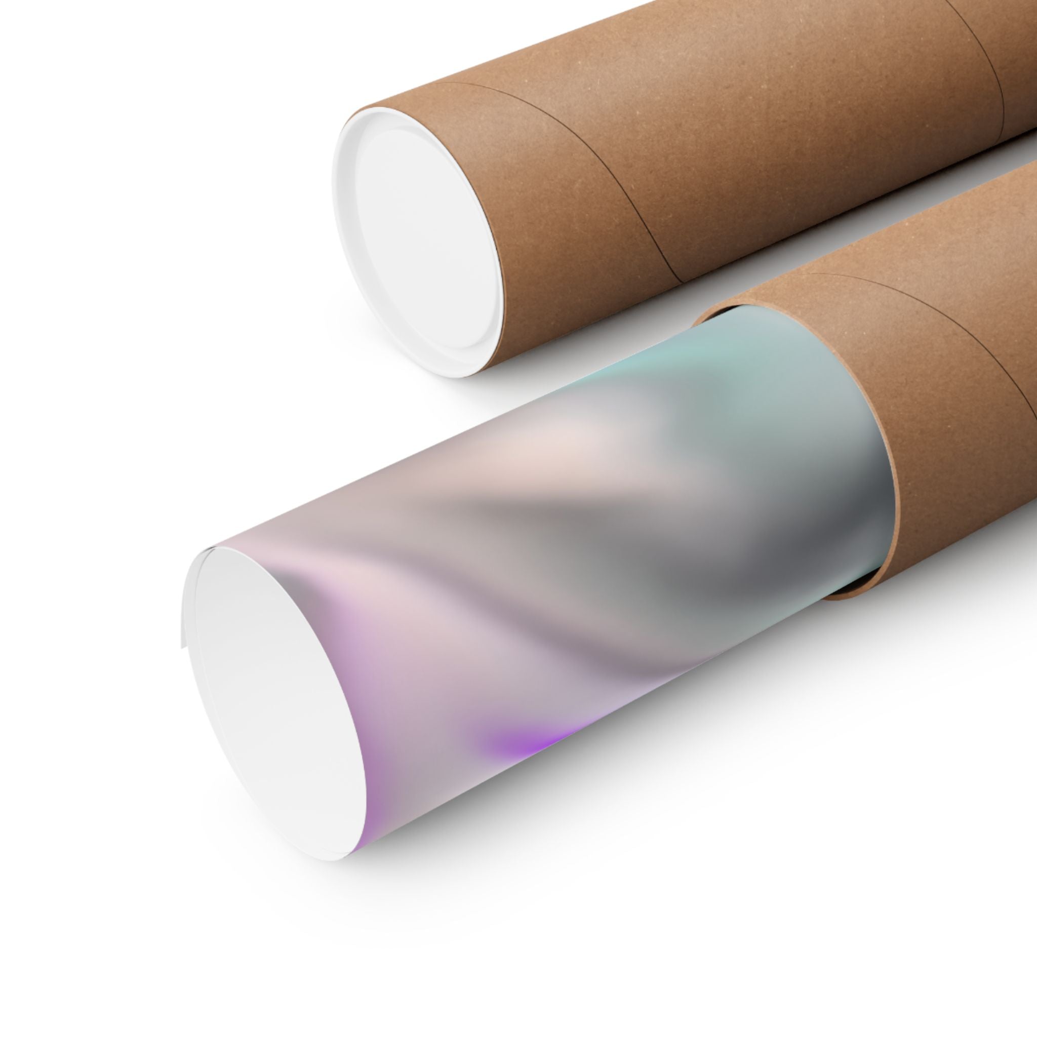 Marbled Wavy Print Matte Vertical Posters