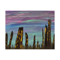 City Skyline Nightscape Matte Horizontal Poster