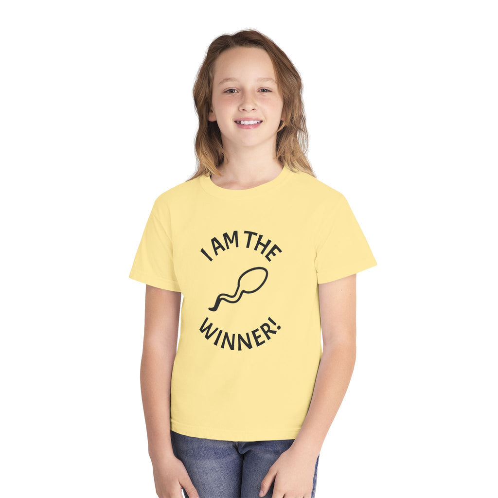Youth Tee — "I Am The Winner!" Motivational Kids T-Shirt