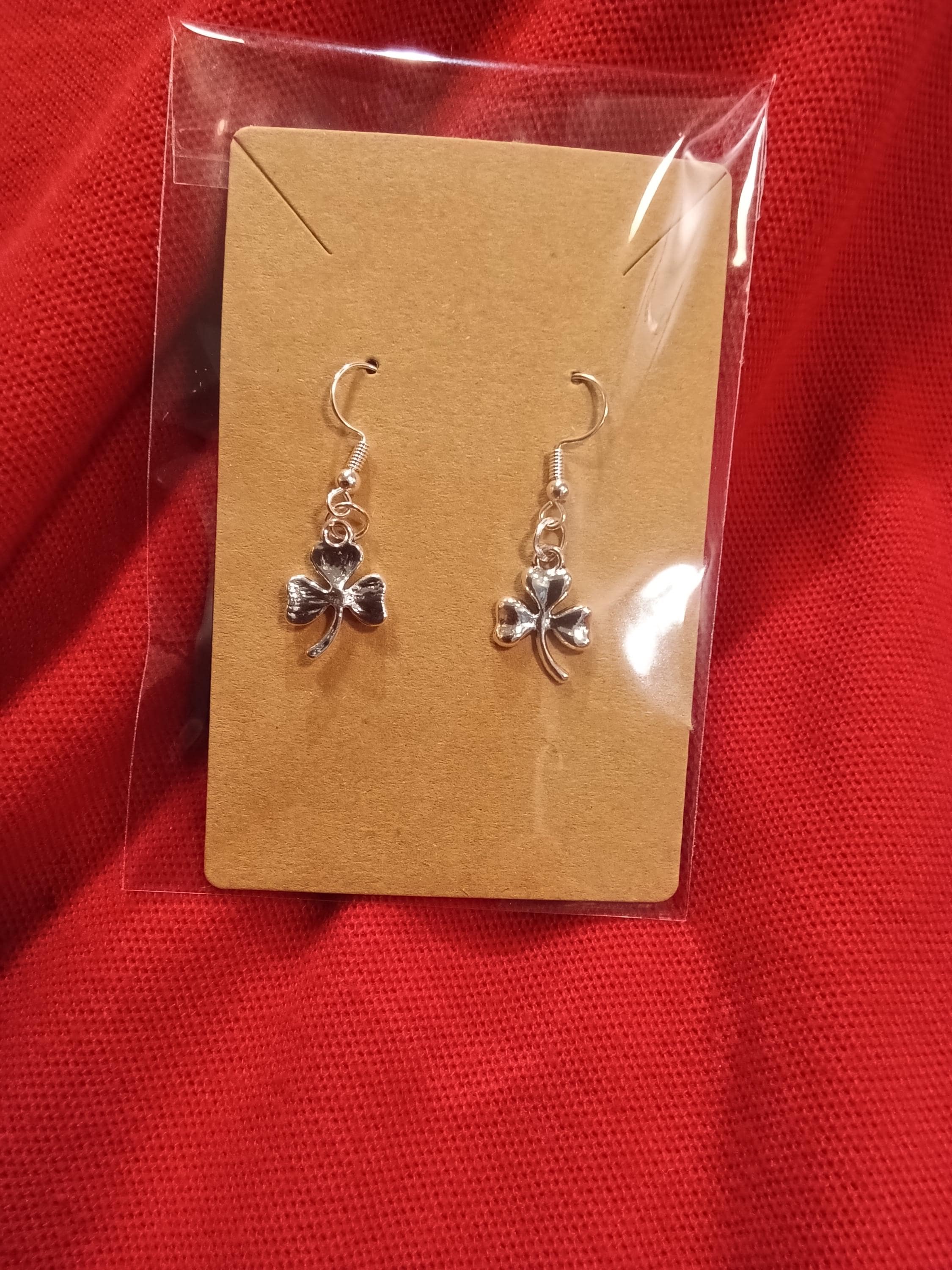 Clover Earrings: 3 or 4 Leaf Design Options
