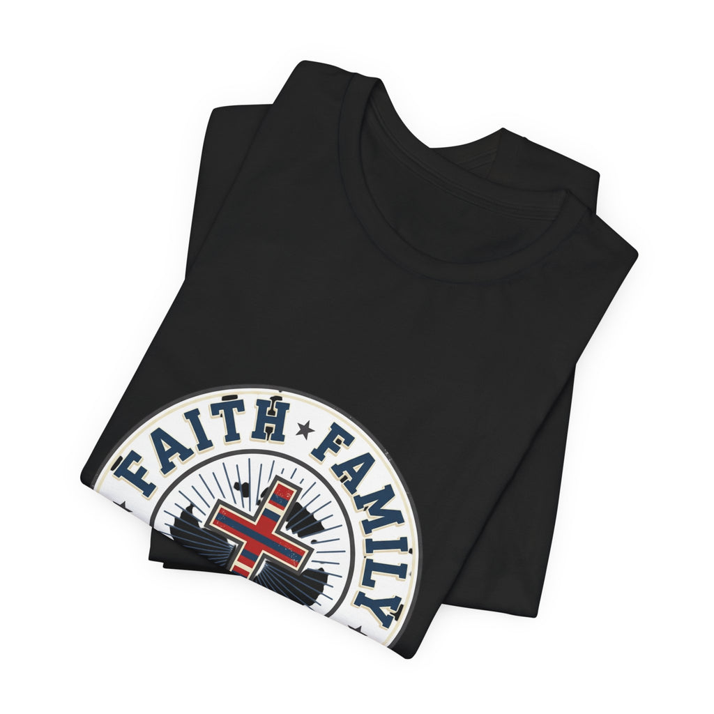 Faith • Family • Freedom Tee | Patriotic Vintage Americana July 4th