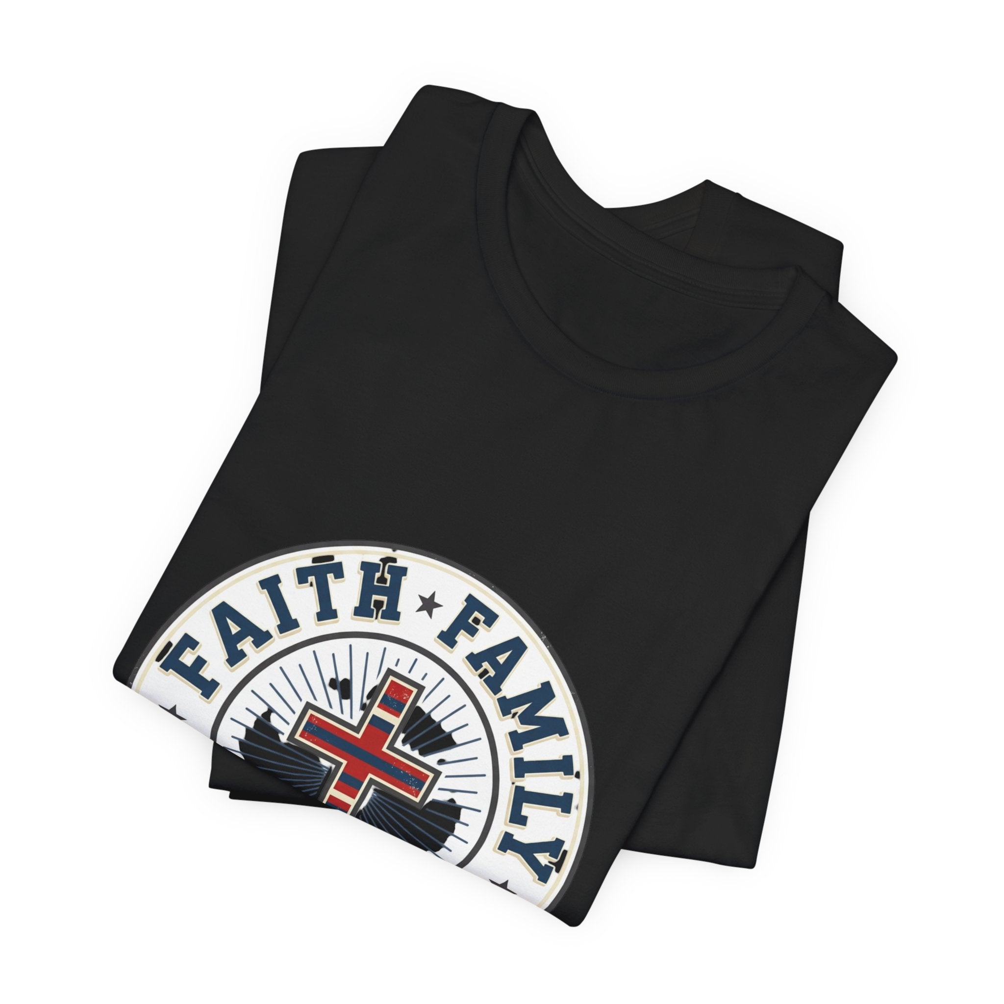 Faith • Family • Freedom Tee | Patriotic Vintage Americana July 4th
