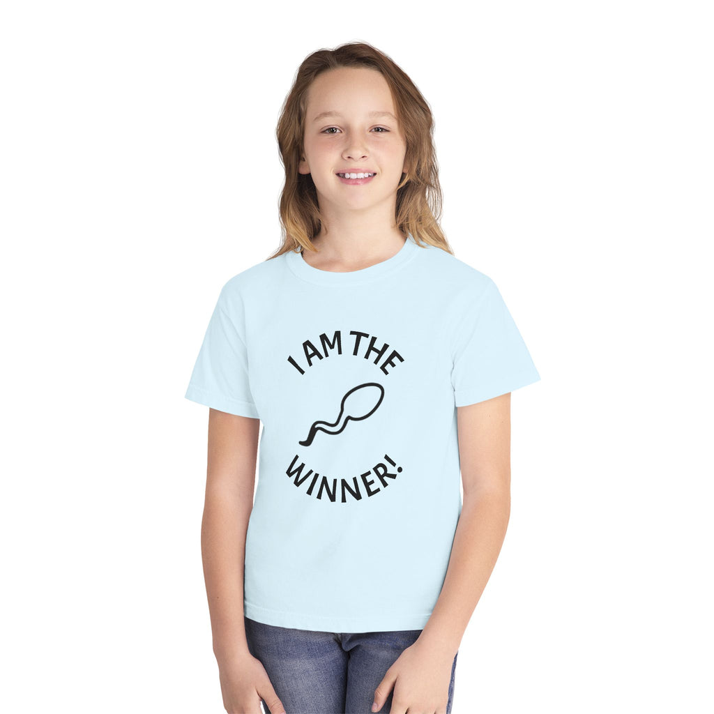 Youth Tee — "I Am The Winner!" Motivational Kids T-Shirt