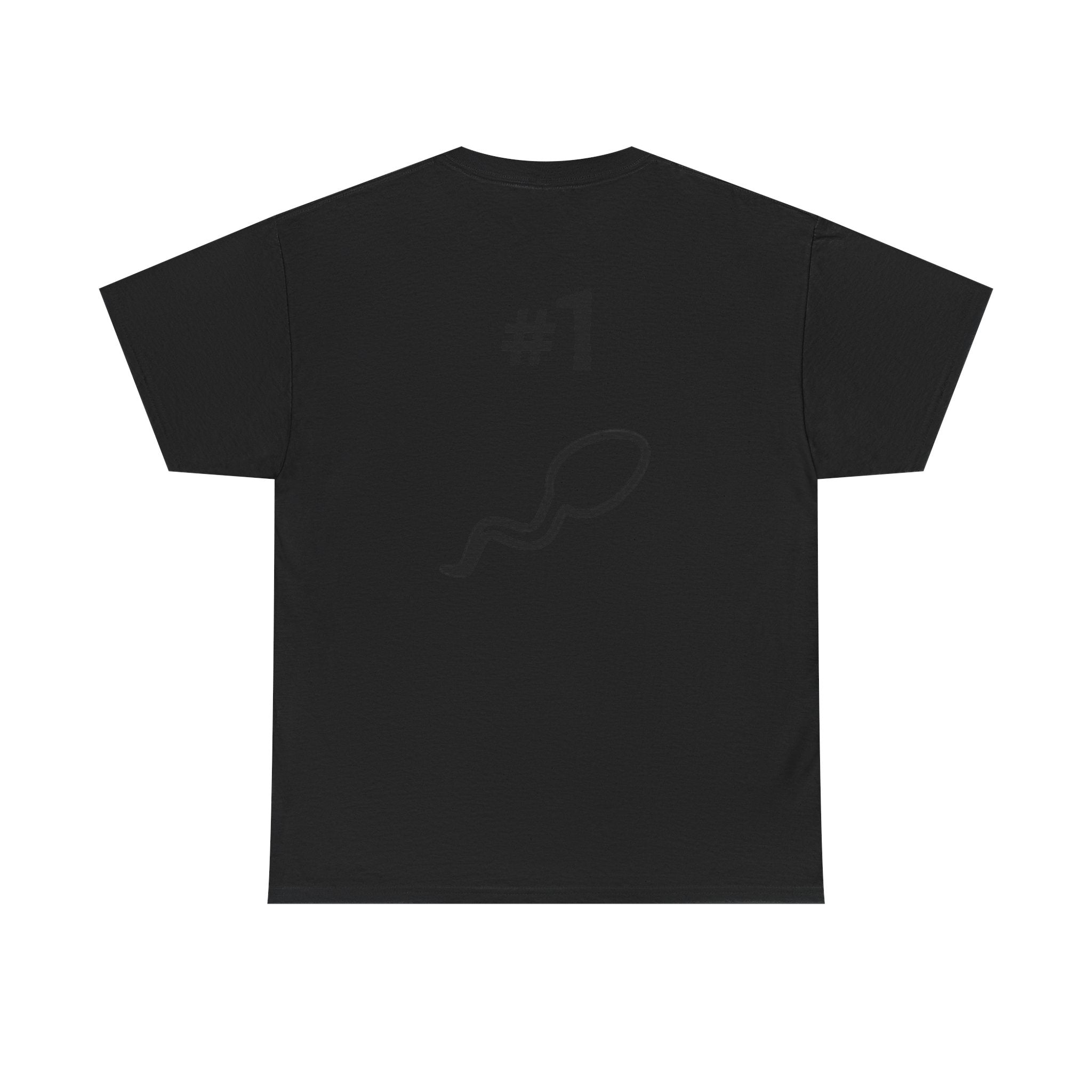 Father of a Champion T-Shirt — Funny #1 Dad Tee with Sperm Graphic