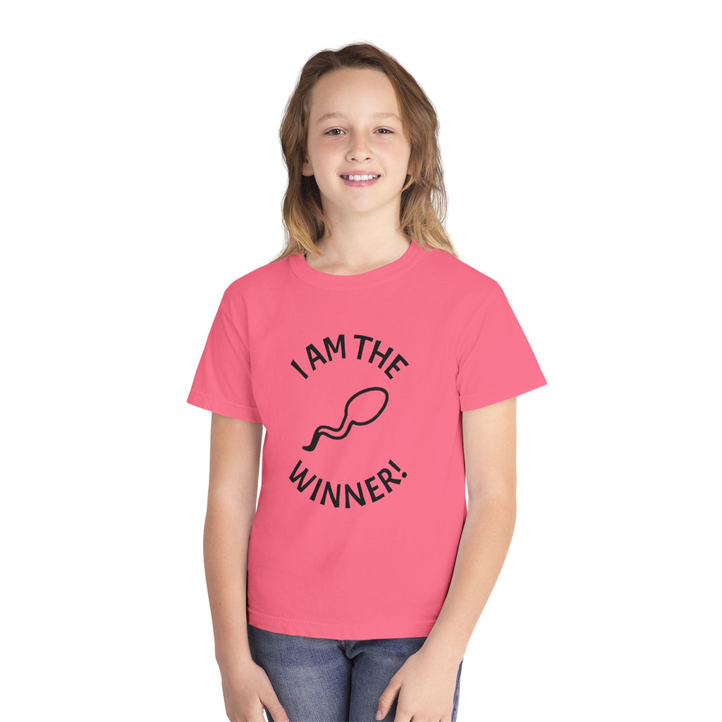 Youth Tee — "I Am The Winner!" Motivational Kids T-Shirt