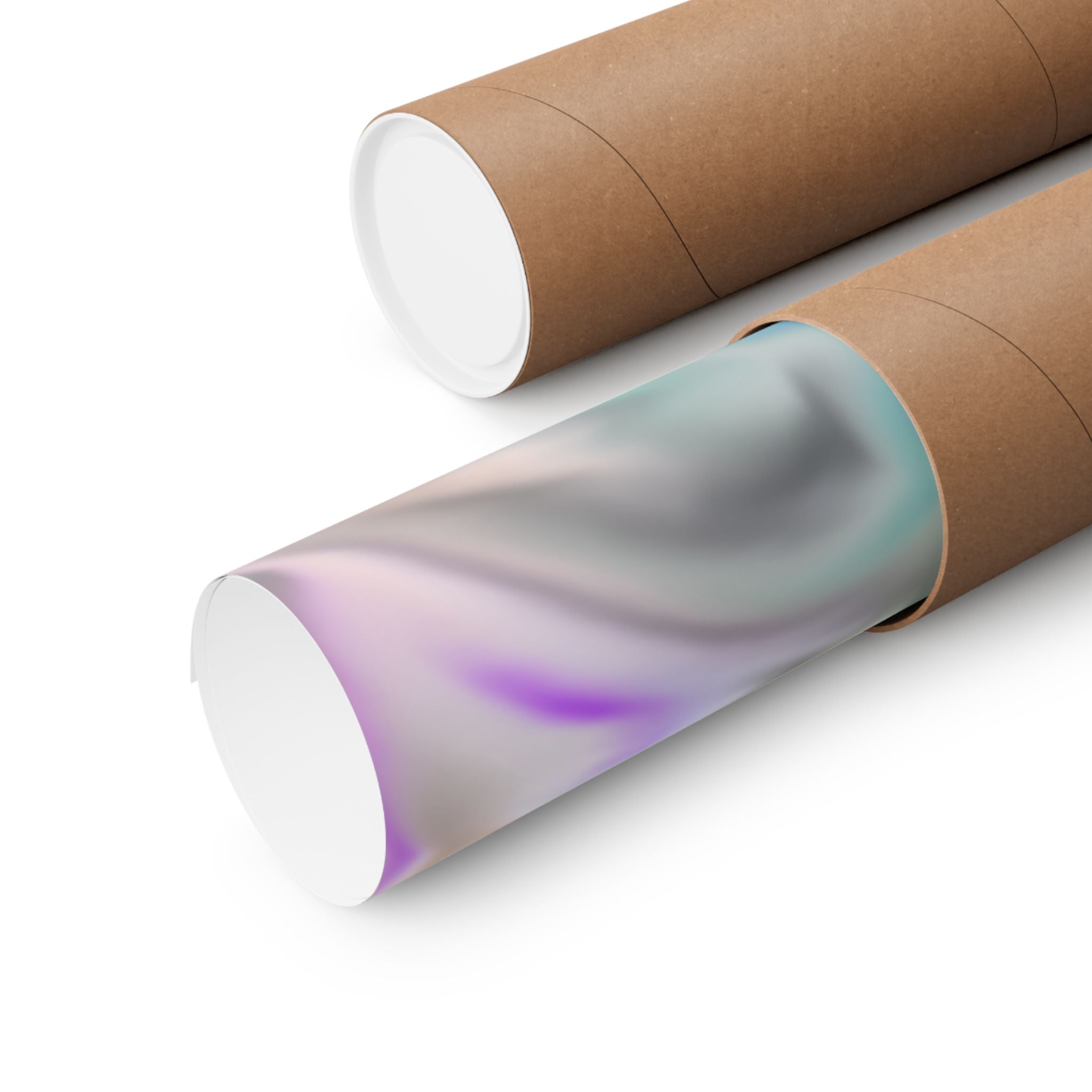 Marbled Wavy Print Matte Vertical Posters