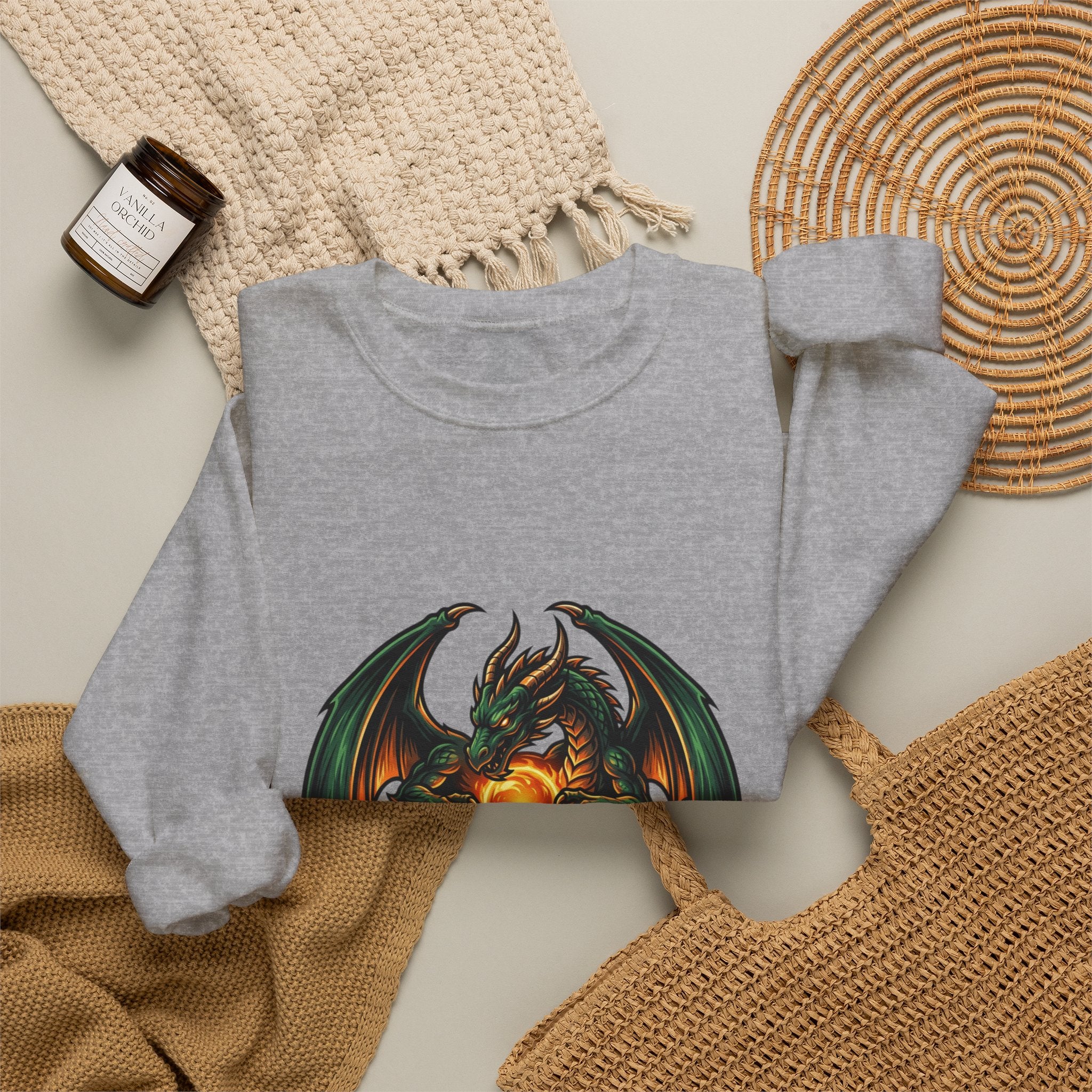 Dragon Soul Crewneck Sweatshirt | dragon, fantasy art