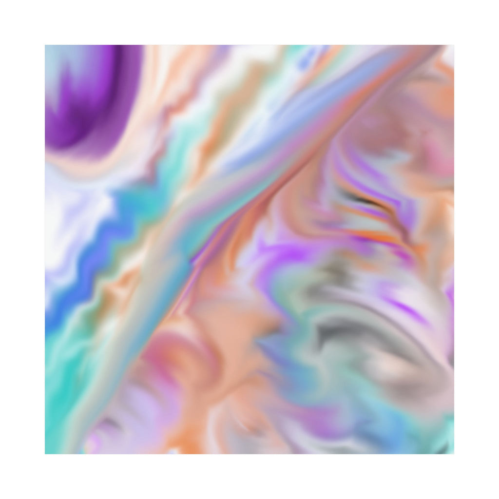 Marbled Wavy Print Matte Vertical Posters