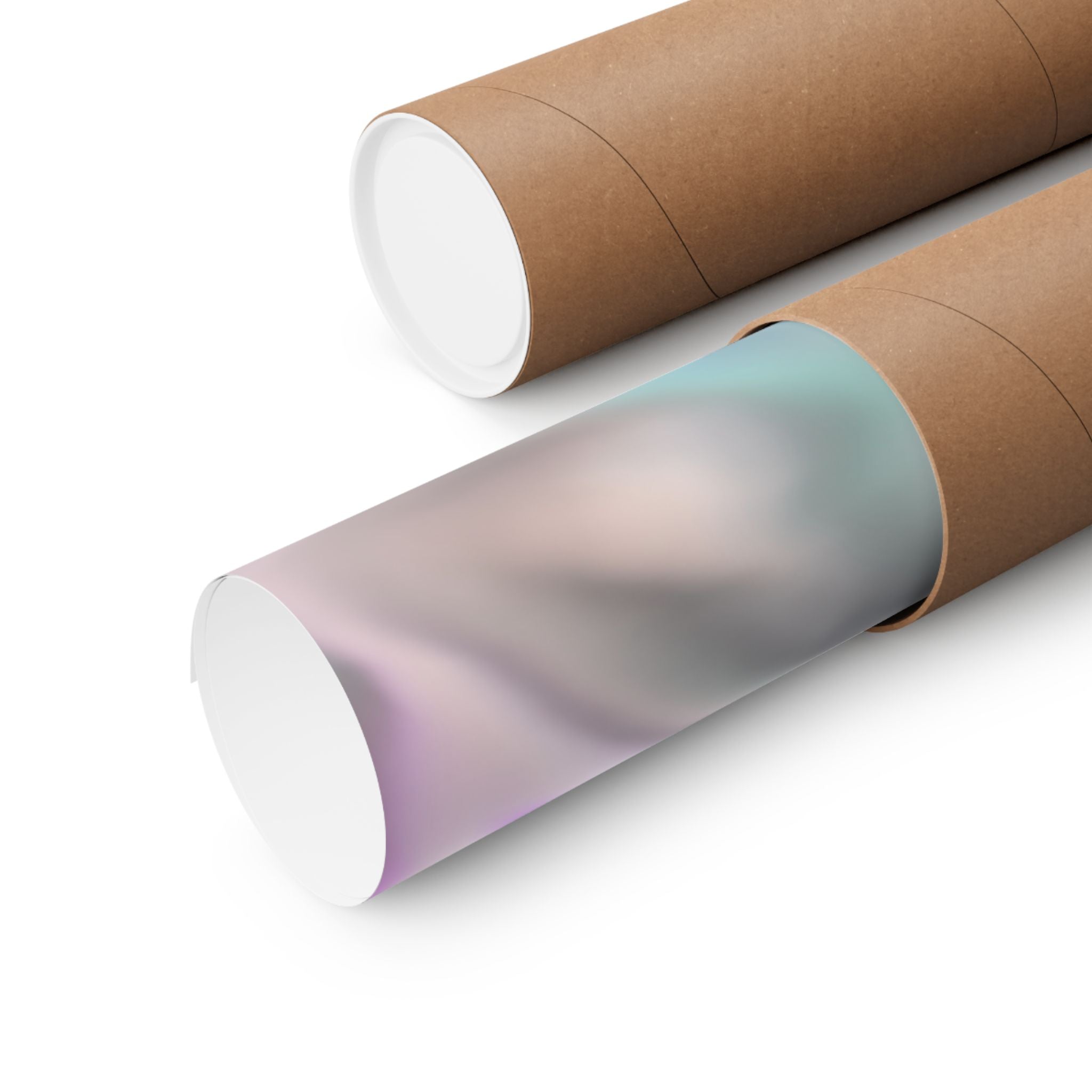 Marbled Wavy Print Matte Vertical Posters