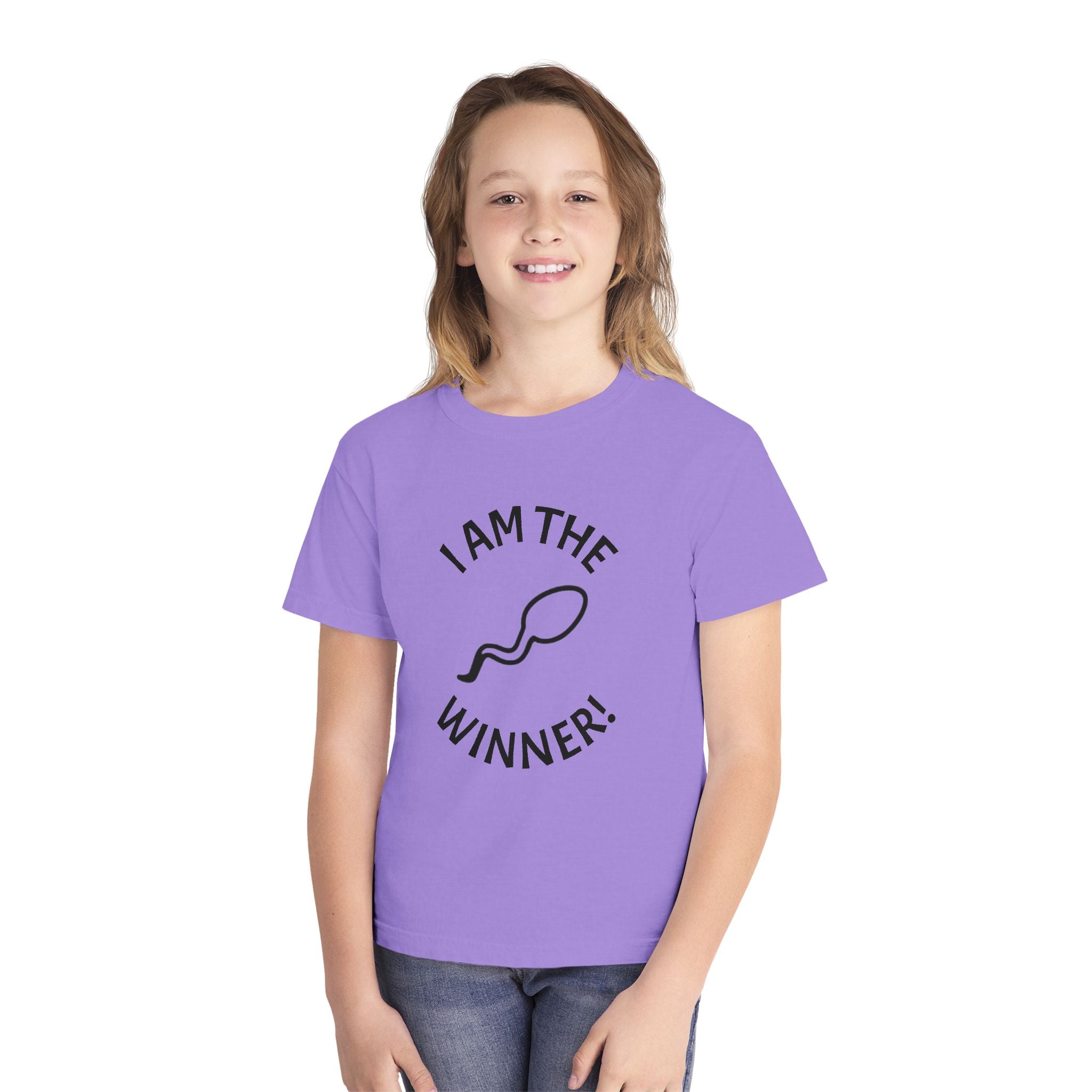 Youth Tee — "I Am The Winner!" Motivational Kids T-Shirt