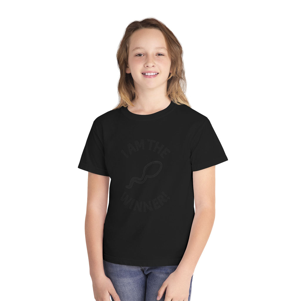 Youth Tee — "I Am The Winner!" Motivational Kids T-Shirt