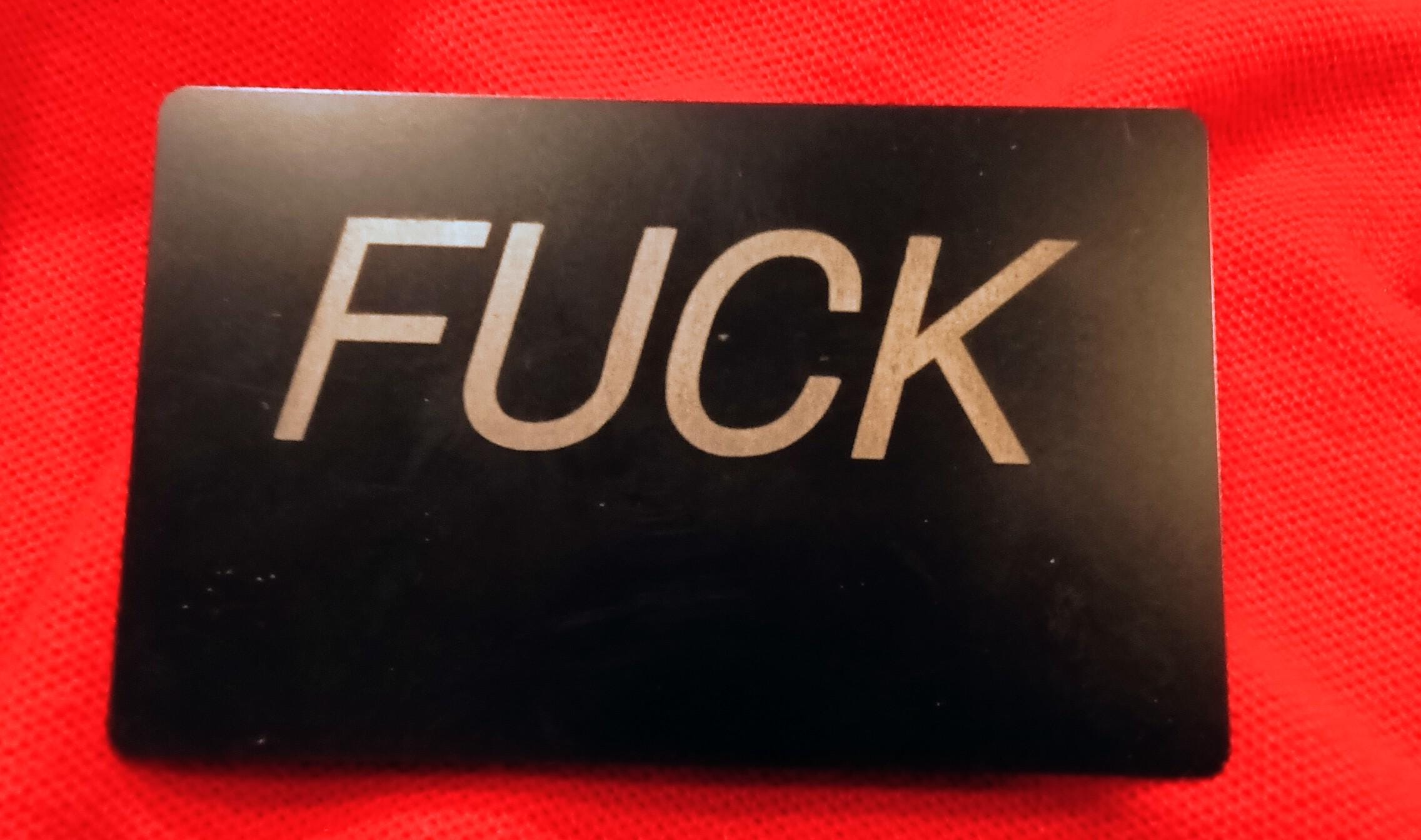 DGAF card