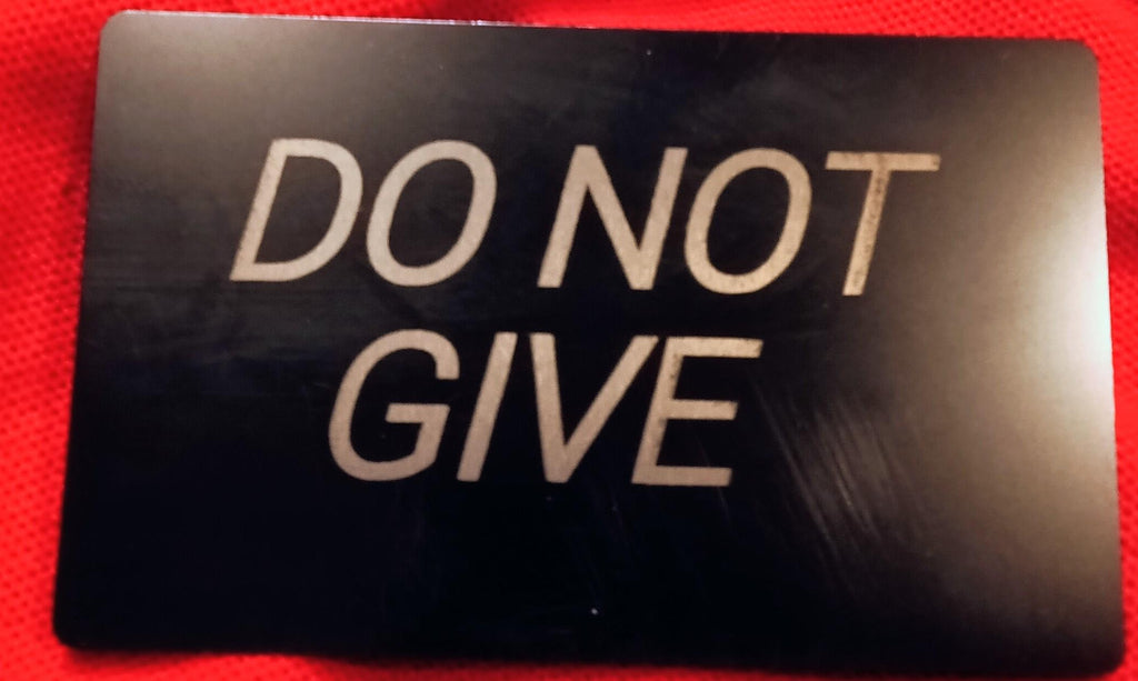 DGAF card