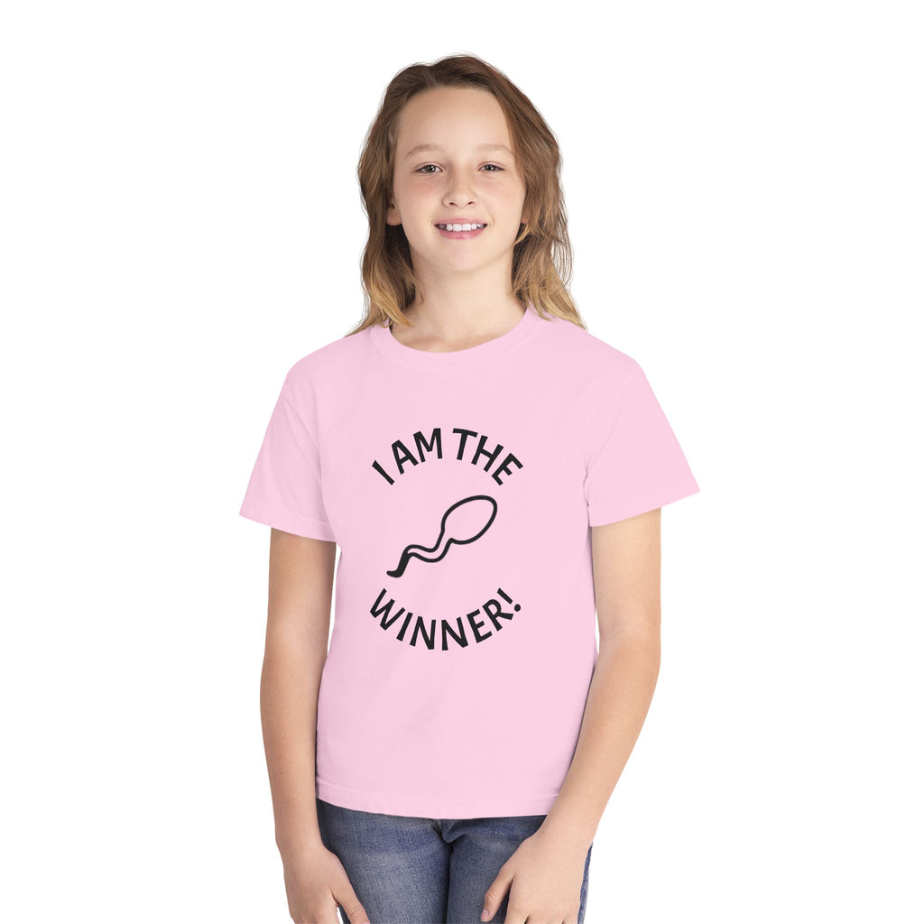 Youth Tee — "I Am The Winner!" Motivational Kids T-Shirt