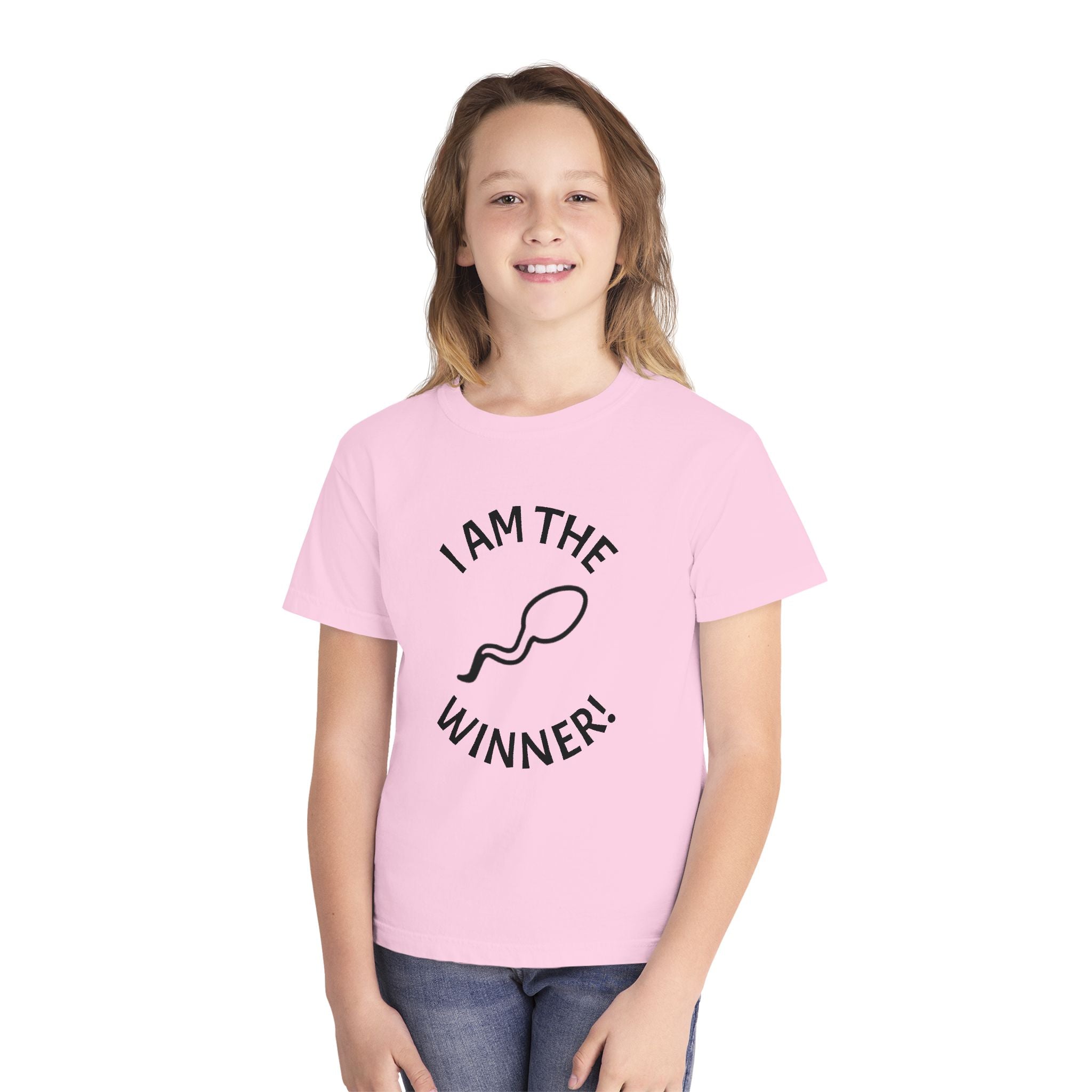 Youth Tee — "I Am The Winner!" Motivational Kids T-Shirt