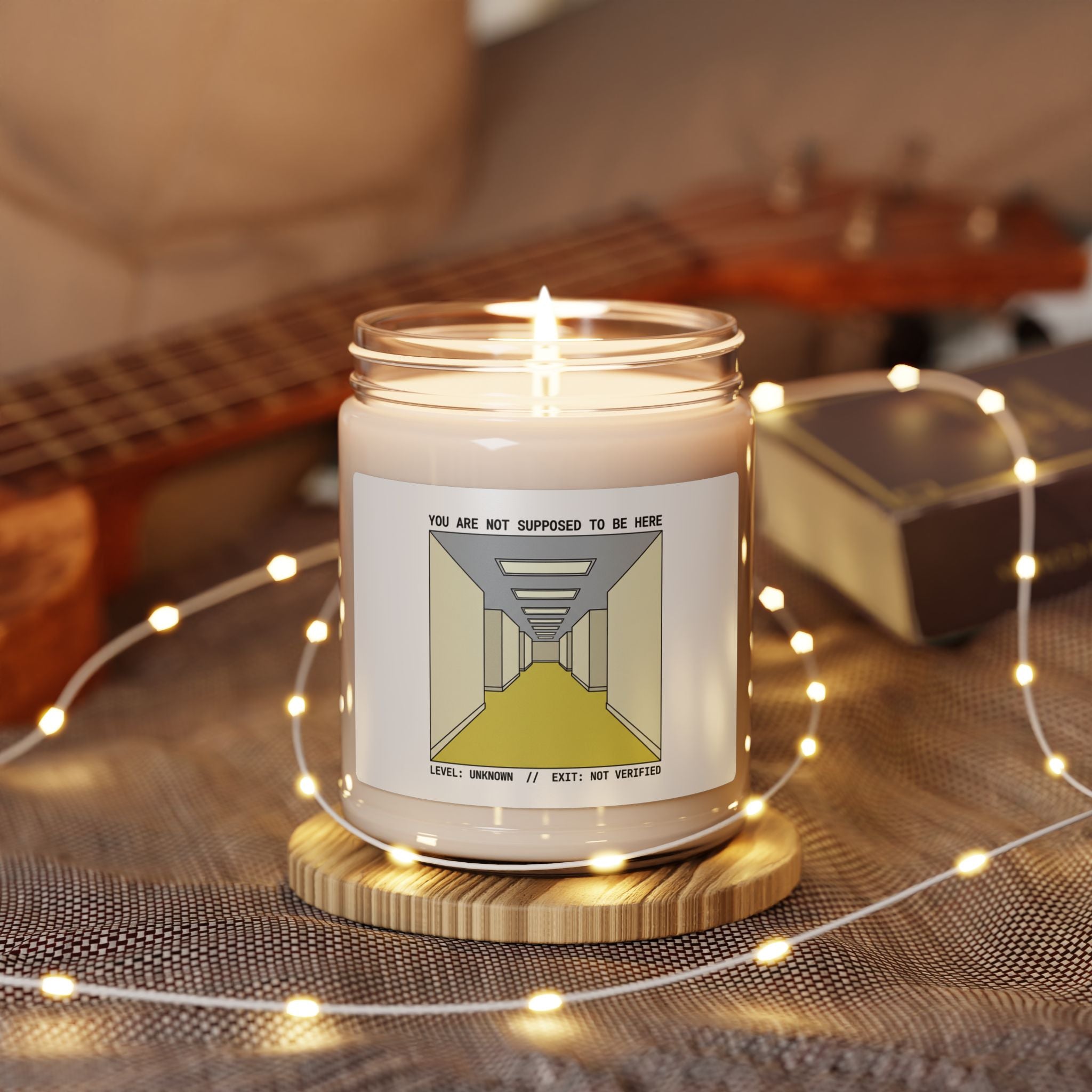 Backroom Scented Soy Candle — 9oz Aromatic Candle