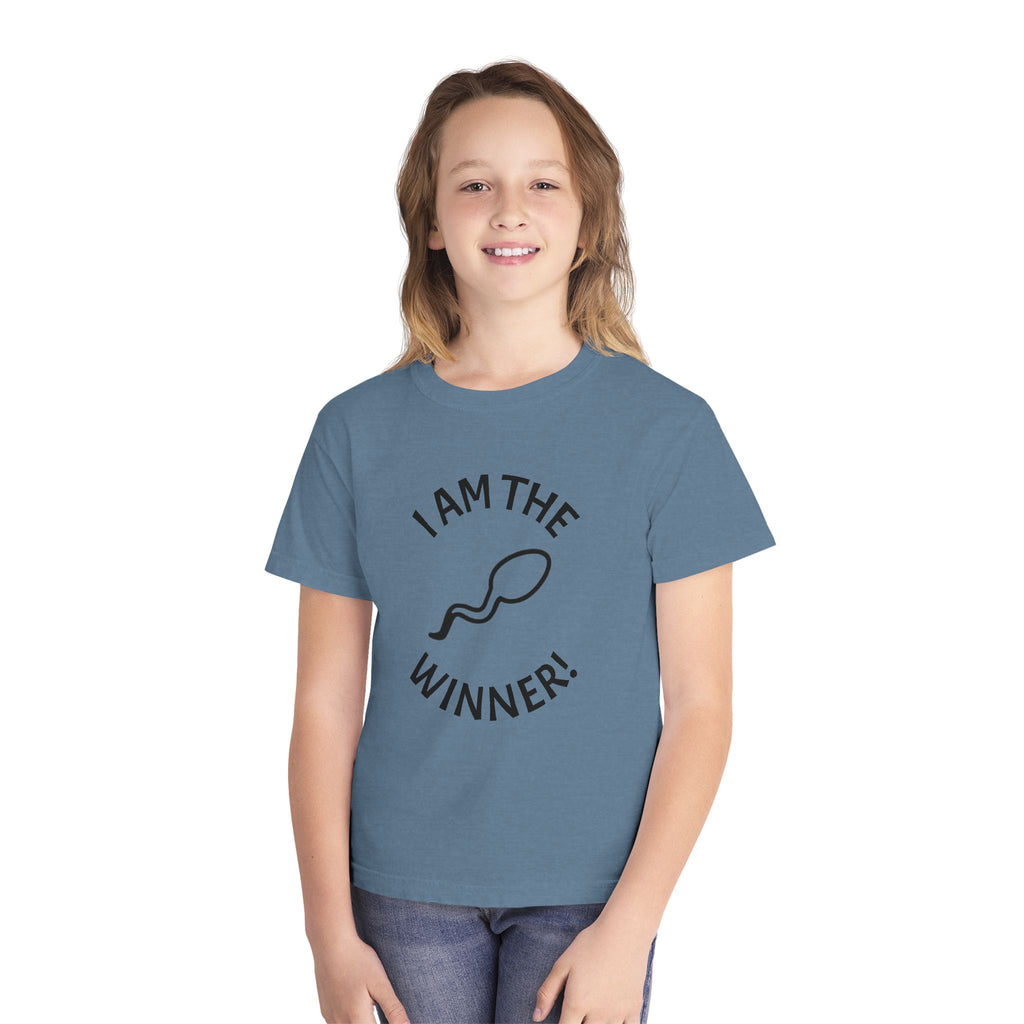 Youth Tee — "I Am The Winner!" Motivational Kids T-Shirt