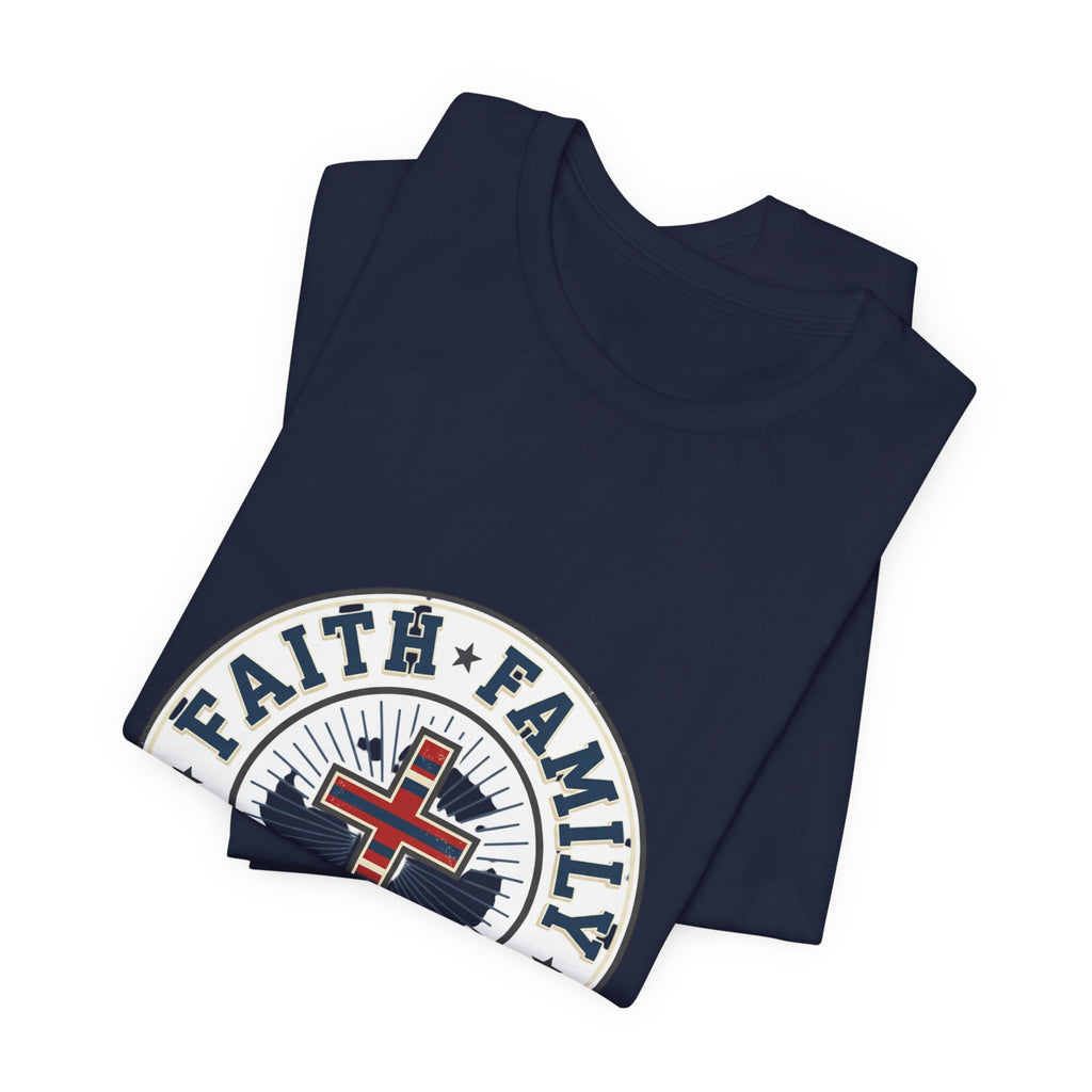 Faith • Family • Freedom Tee | Patriotic Vintage Americana July 4th
