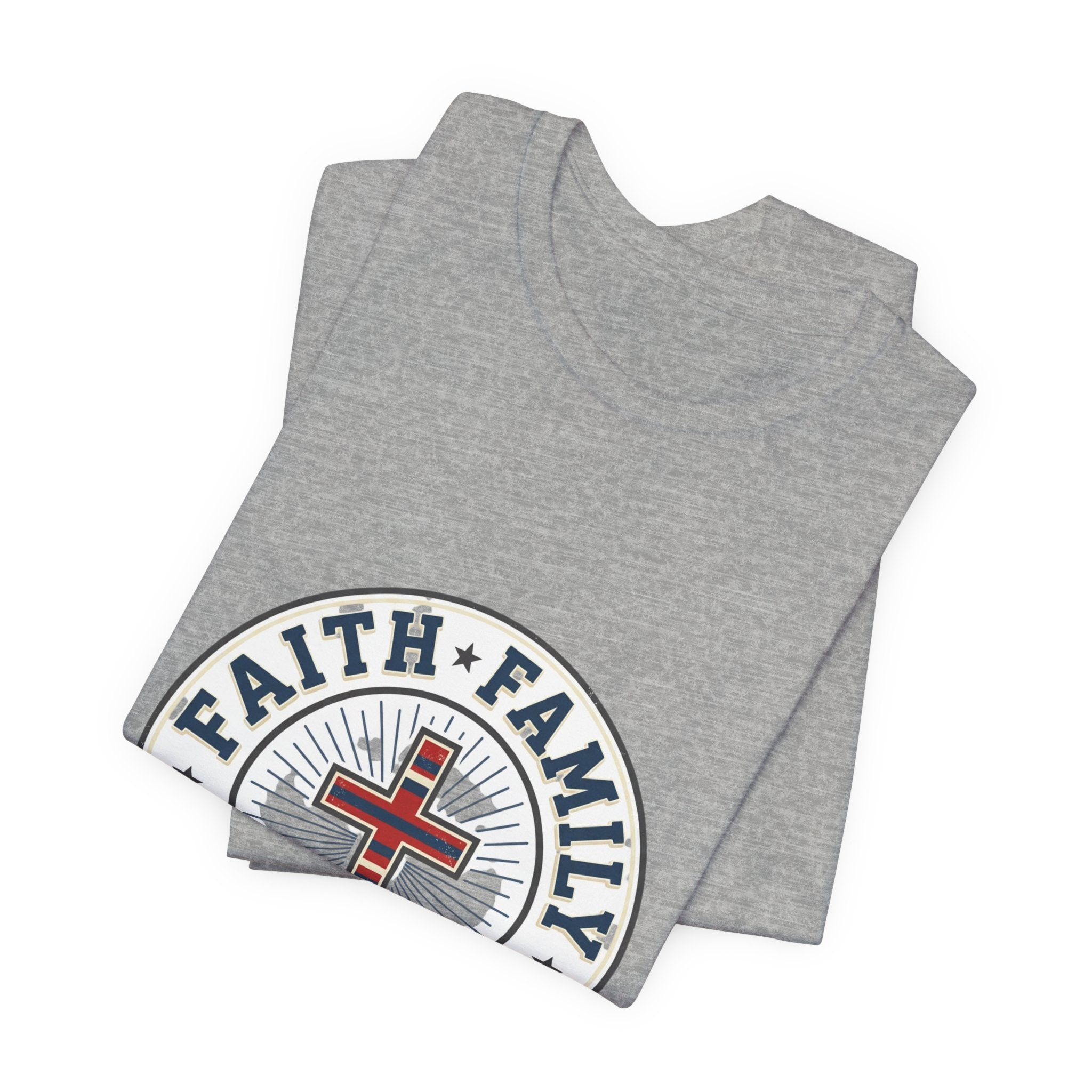 Faith • Family • Freedom Tee | Patriotic Vintage Americana July 4th