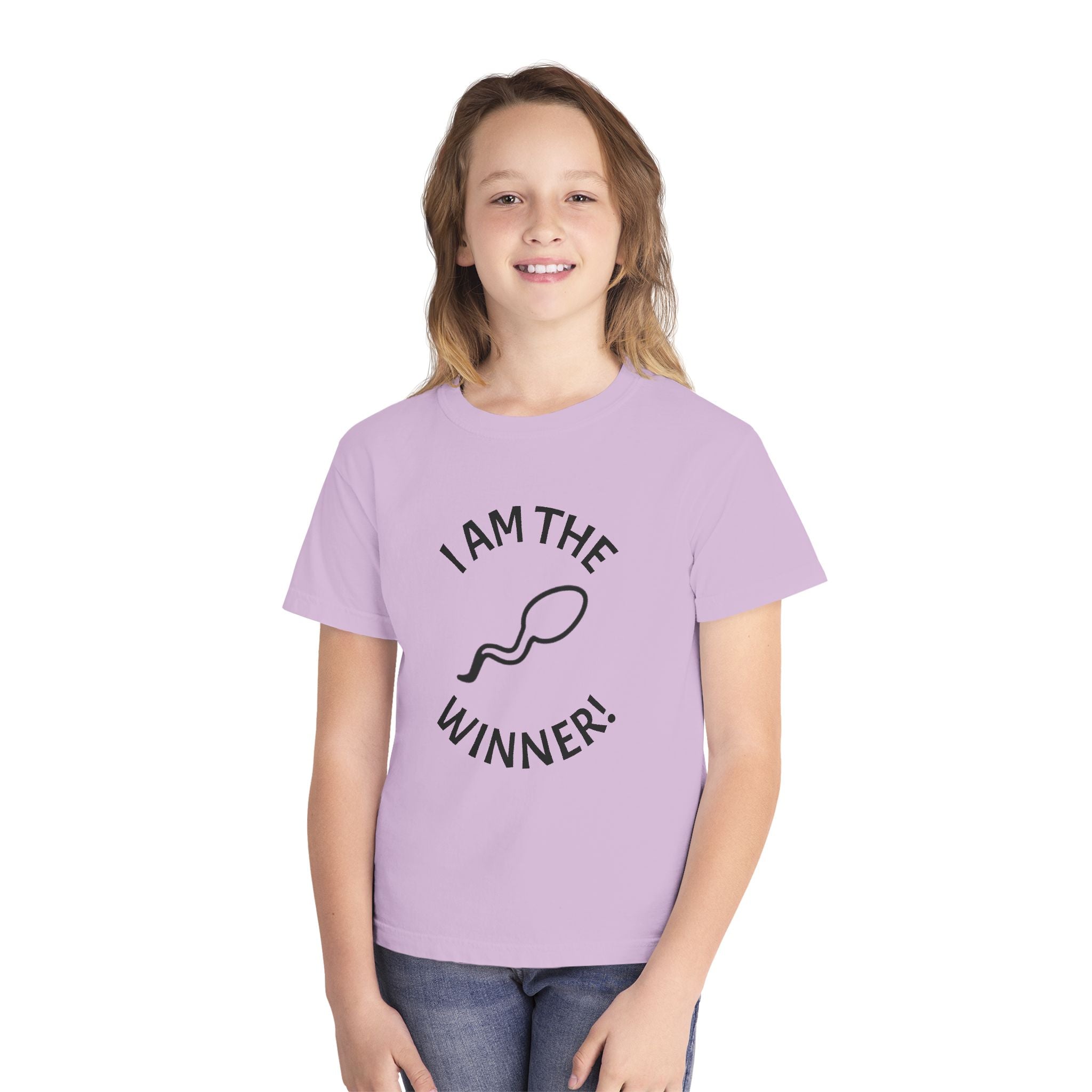 Youth Tee — "I Am The Winner!" Motivational Kids T-Shirt