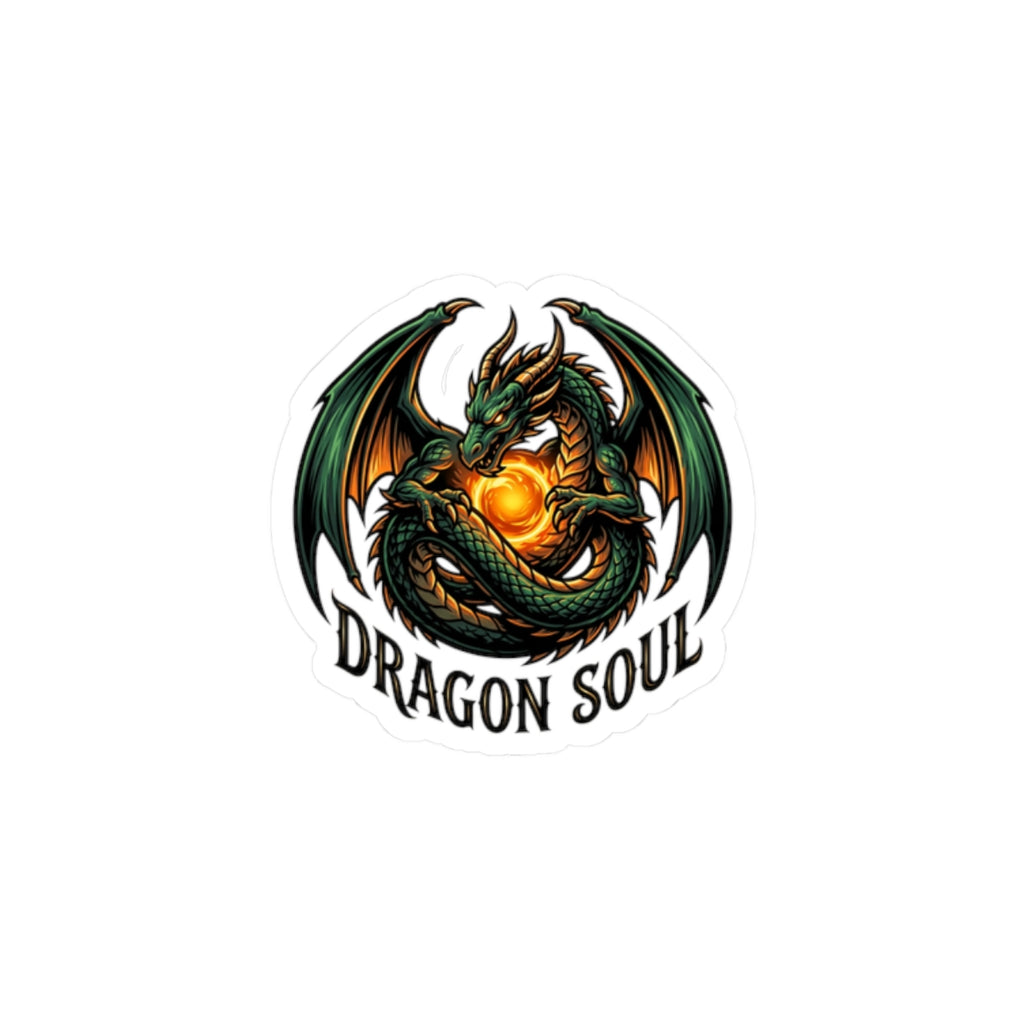 Dragon Soul Sticker | dragon, fantasy art, tattoo style