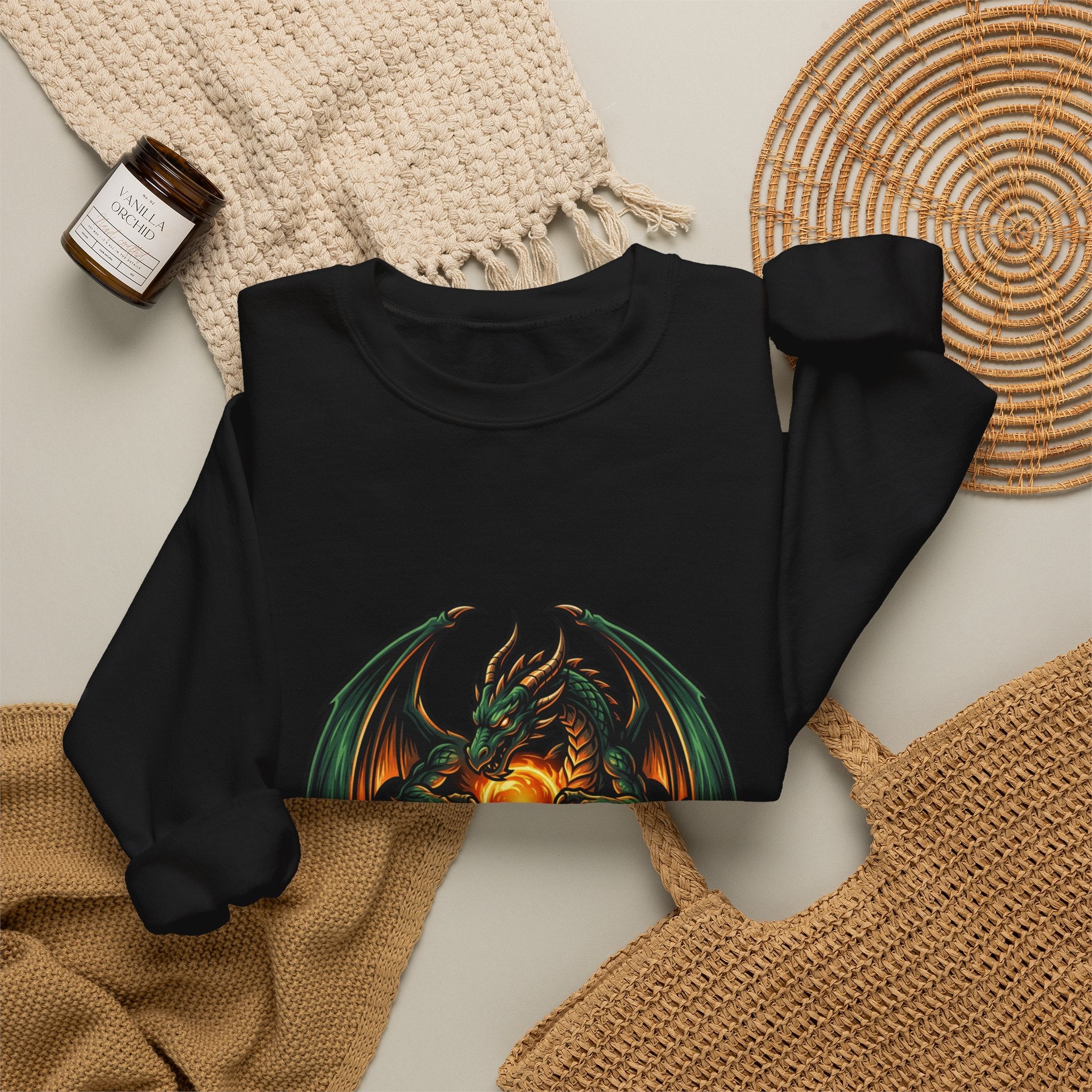 Dragon Soul Crewneck Sweatshirt | dragon, fantasy art