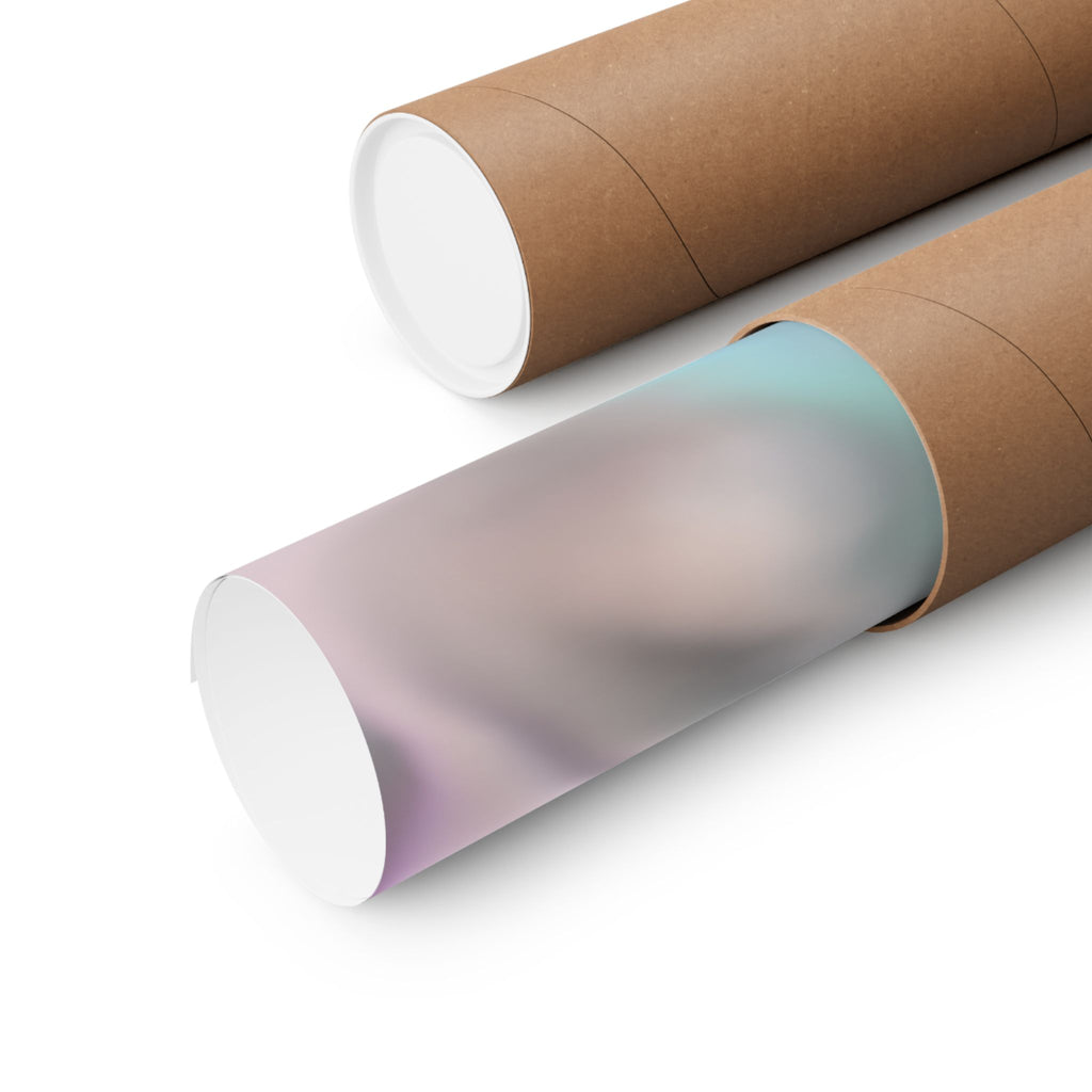 Marbled Wavy Print Matte Vertical Posters