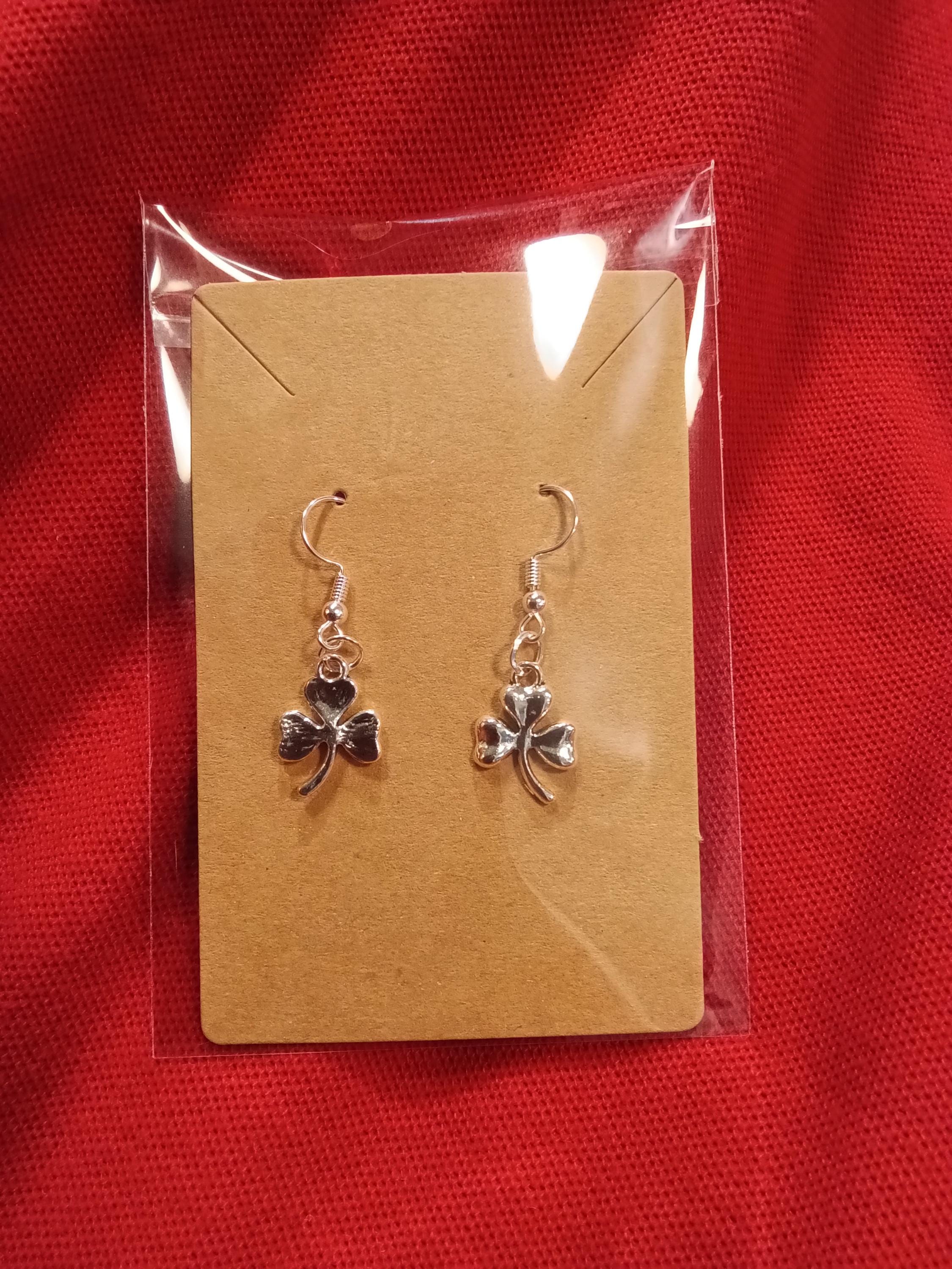 Clover Earrings: 3 or 4 Leaf Design Options
