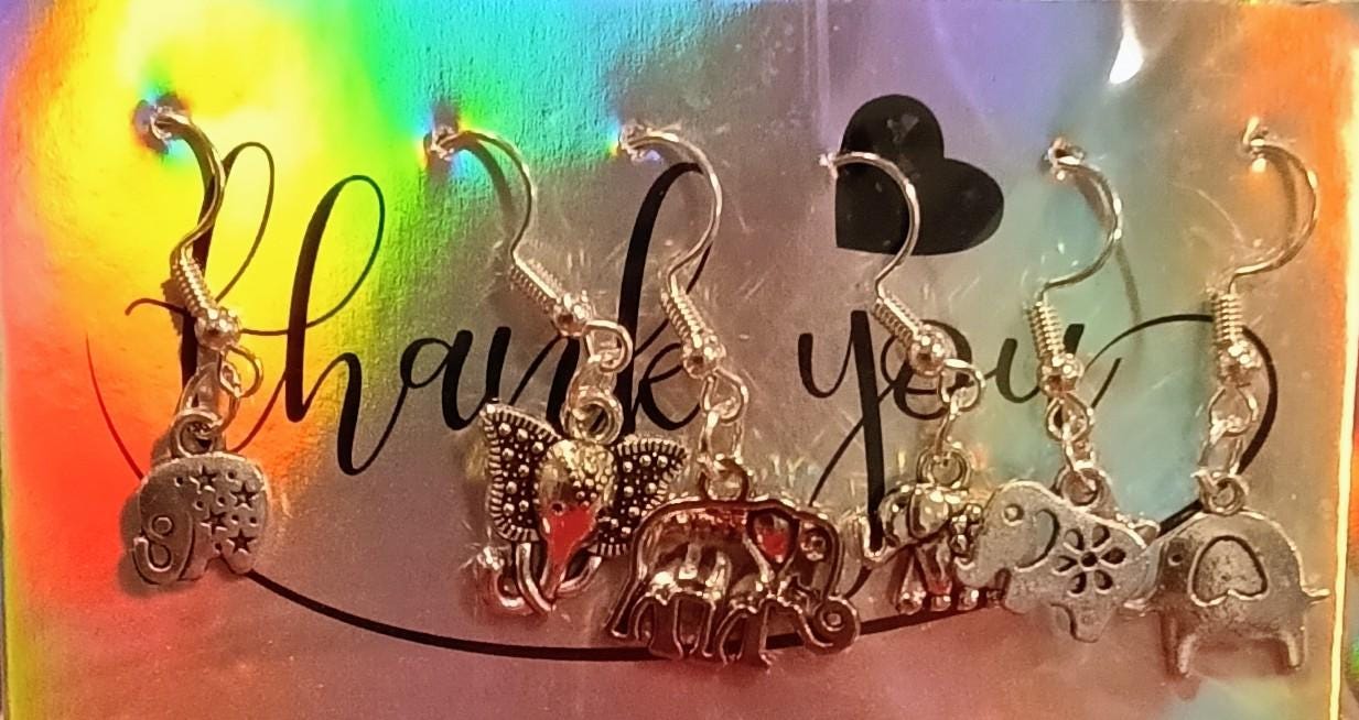 6 Pack themed earrings