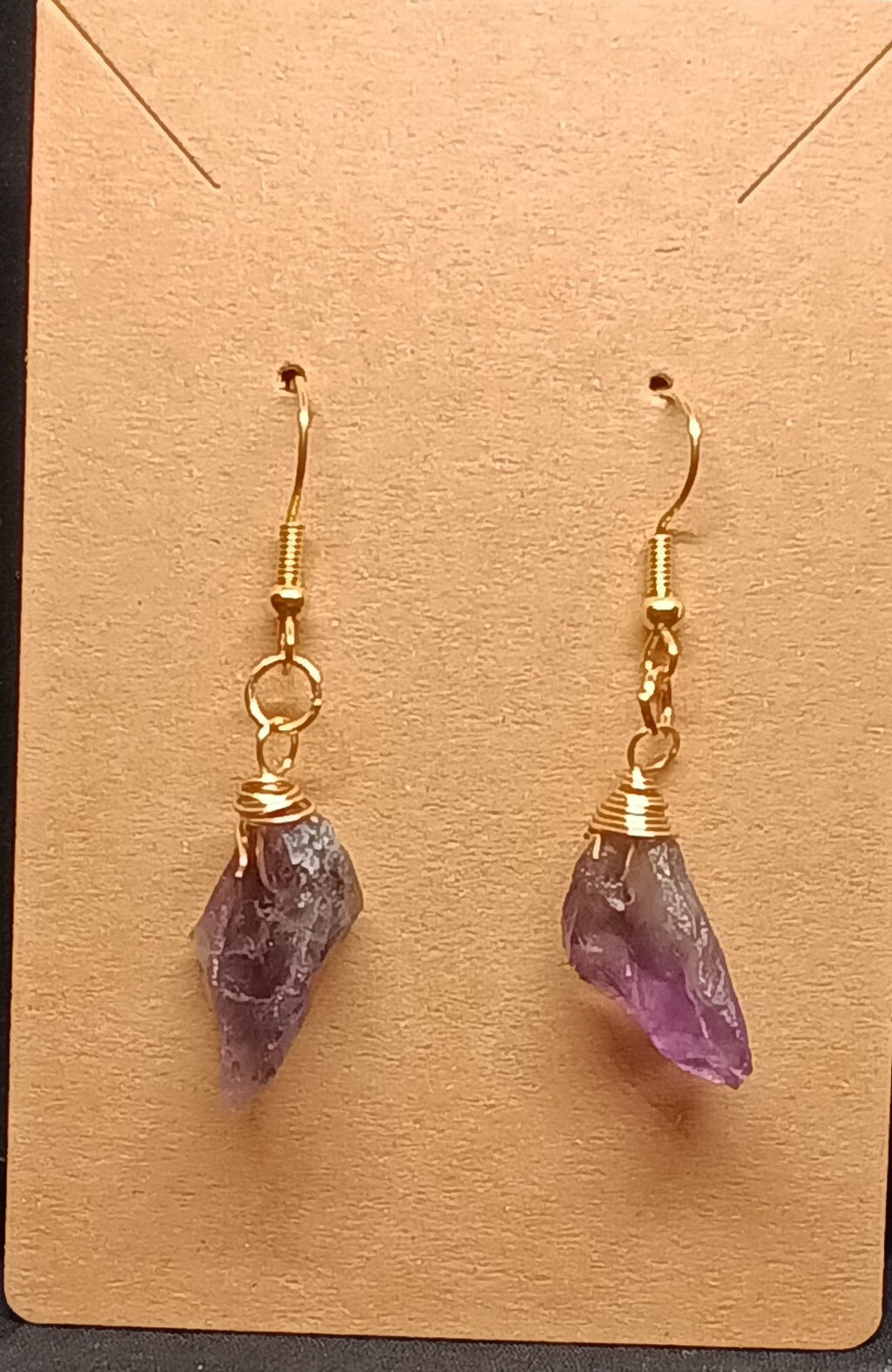Amethyst earrings
