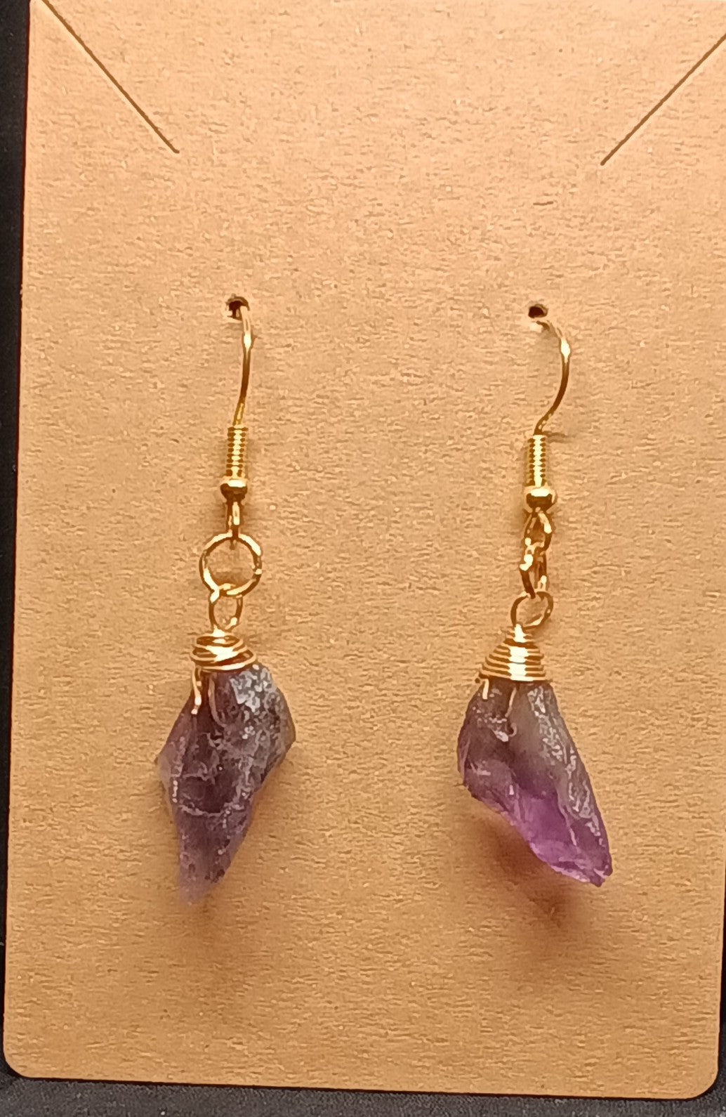Amethyst earrings