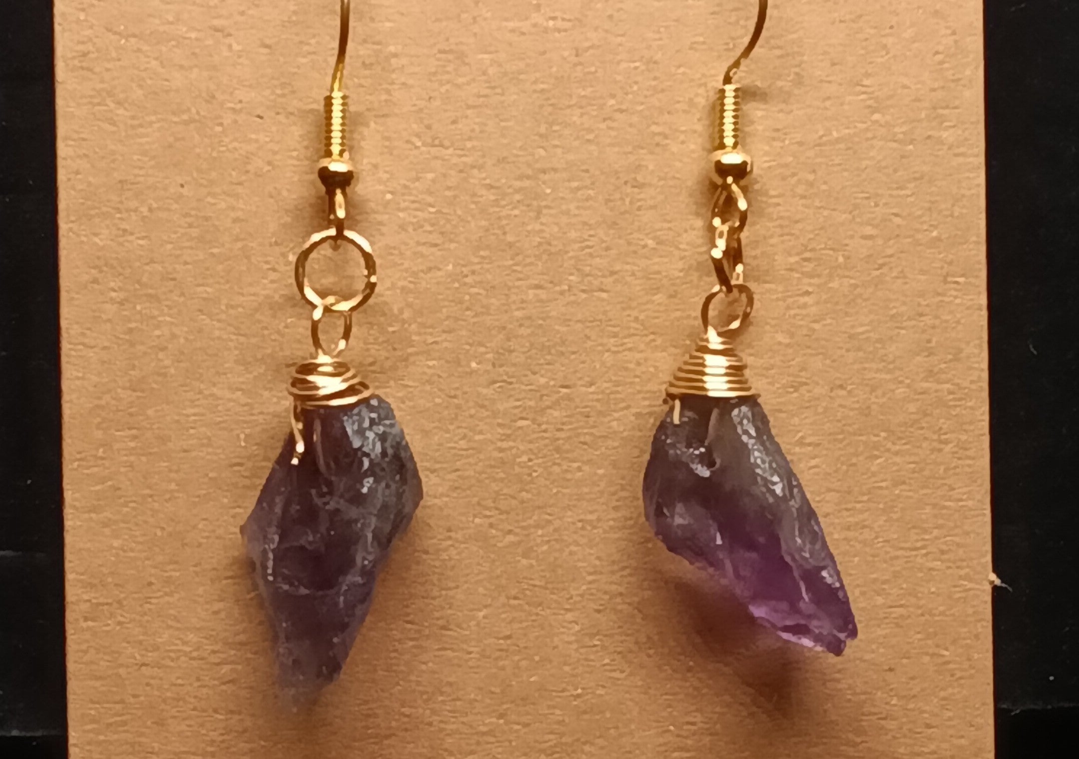 Amethyst earrings