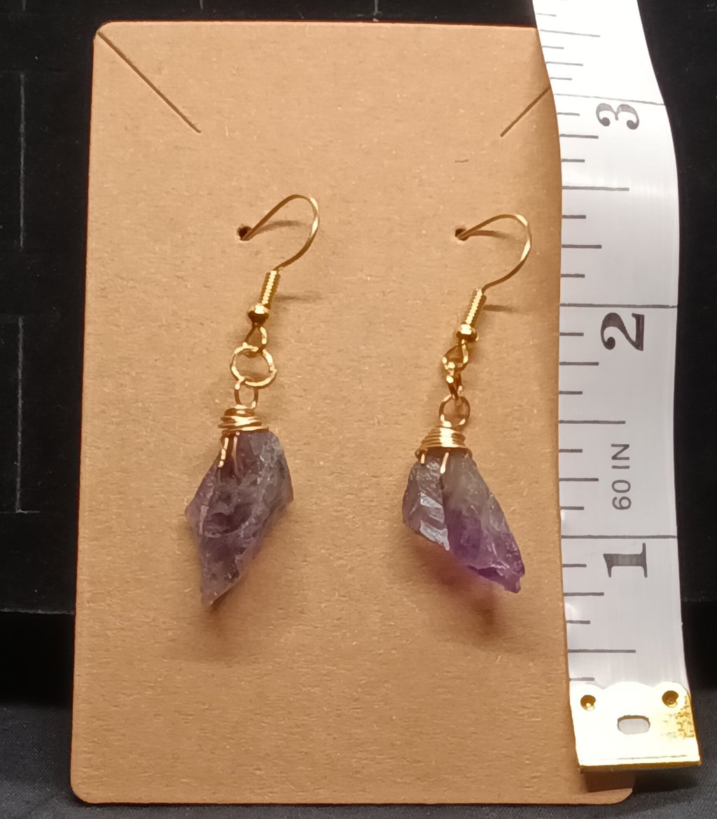 Amethyst earrings